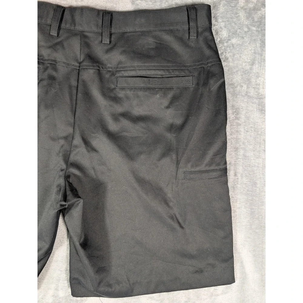 IZOD PerformX Mens Black Lightweight Polyester Performance Golf Shorts Size 38